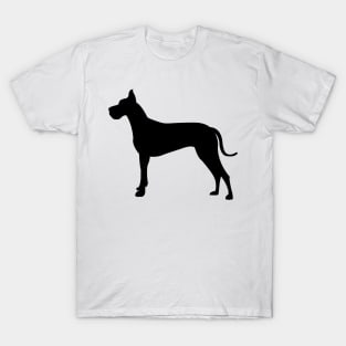 Great Dane Harlequin Great Danes Black and Fawn Great Danes Pattern in Brown T-Shirt